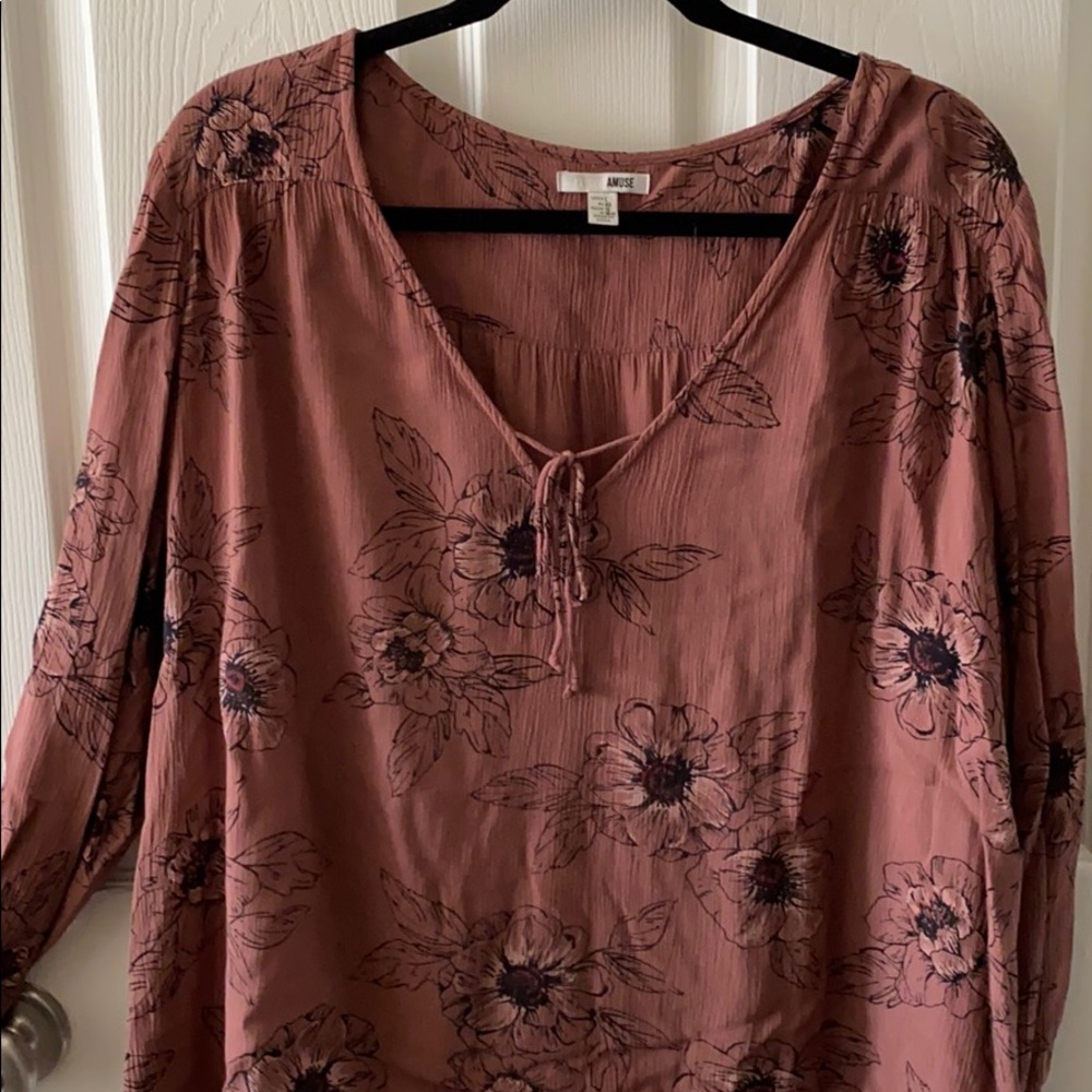 Flowy floral blouse from Nordstrom